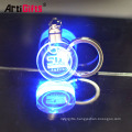 Wholesale Custom Bulk Blank 3D Laser Led Glass Crystal Wedding Souvenir Keychain